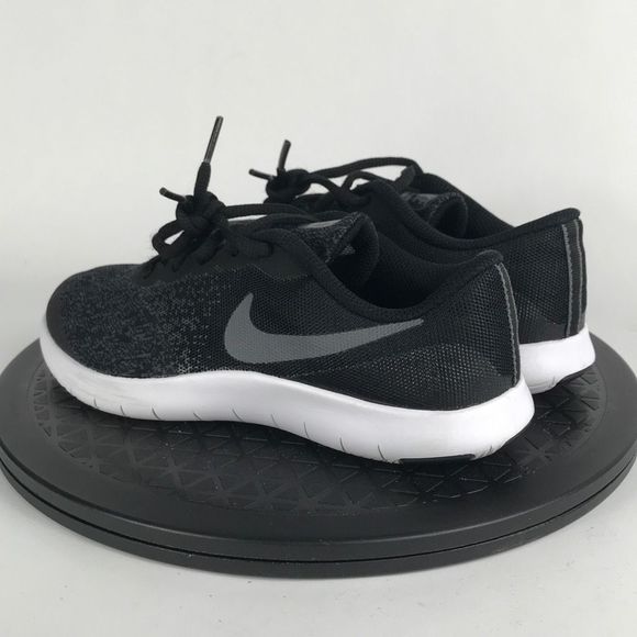 Nike Flex Contact Black/White Athletic Running Shoes 917932-002 Women’s Size 5.5 - Picture 7 of 12